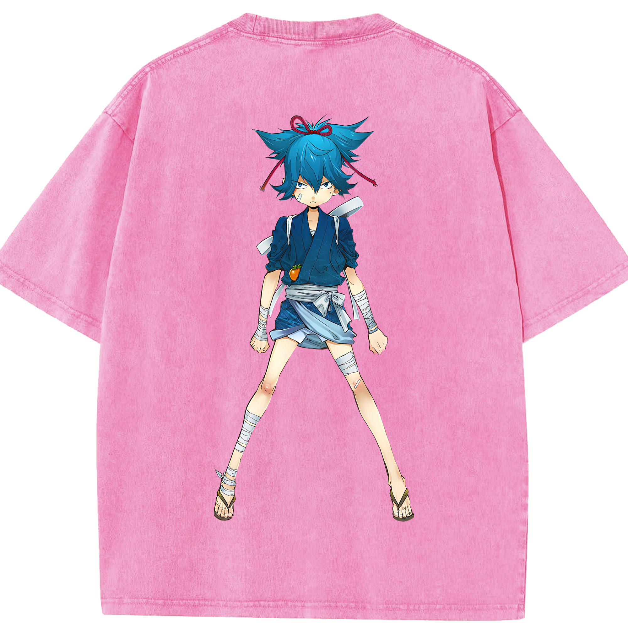 （画像用） 刀剣乱舞 Touken Ranbu 綿100% ヴィンテージ風 半袖Tシャツ（背面プリント）
